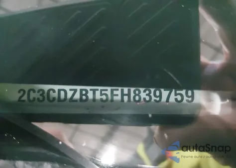 2015 Dodge Challenger R/T Plus из США, поврежденный, VIN 2C3CDZBT5FH839759